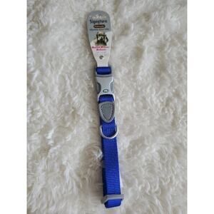 Petmate Rubber Adjustable Blue Collar Medium 3/4” x 14-20” New